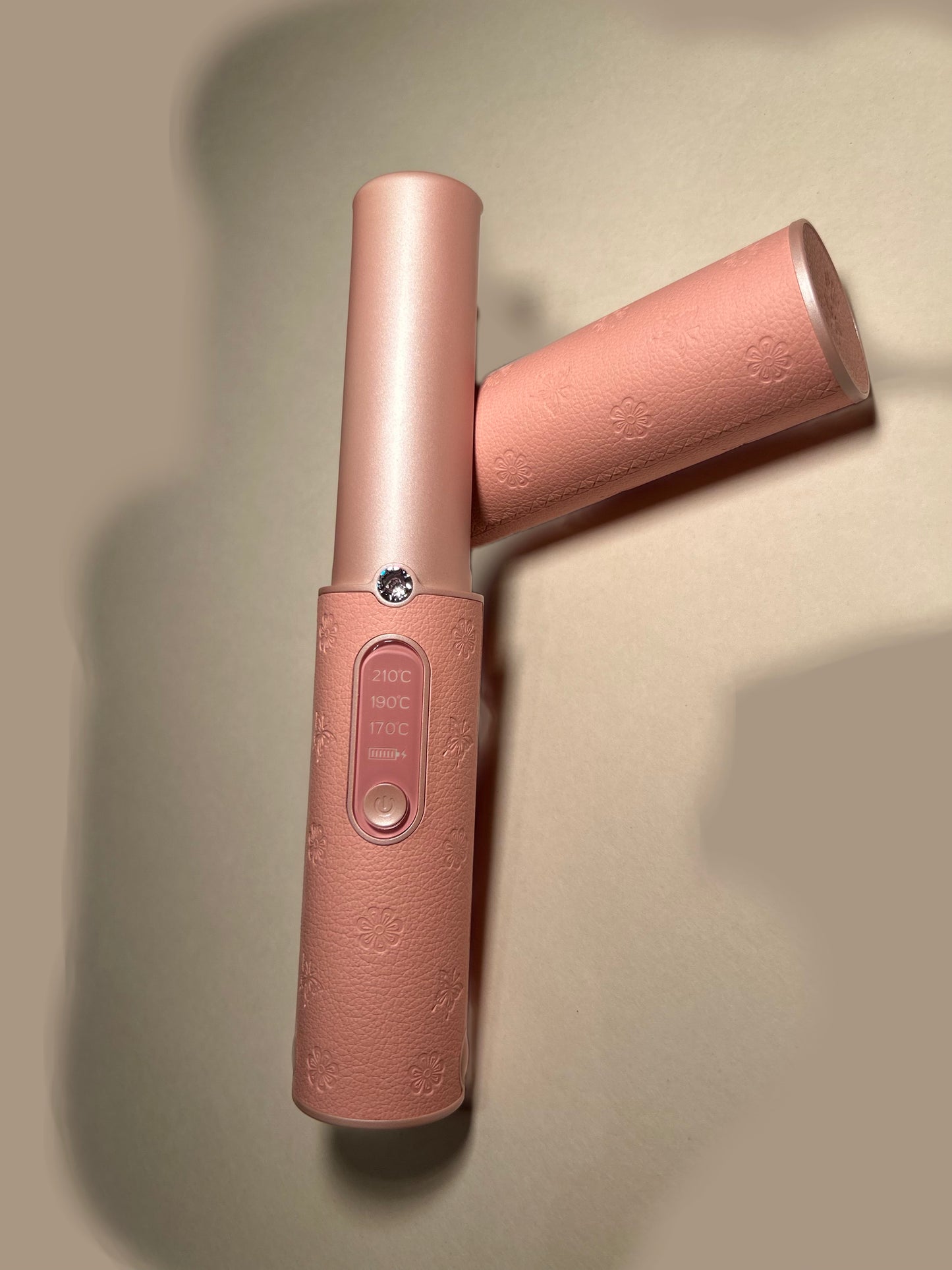 TPT Luxe Cordless Silk Iron- pink leather