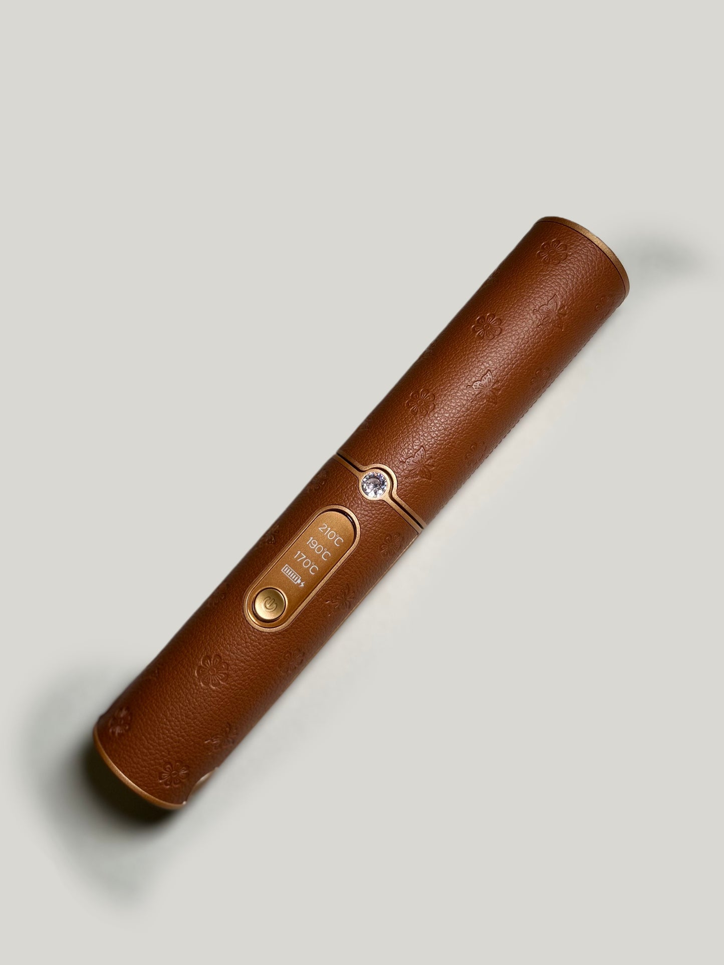 TPT Luxe Cordless Silk Iron- brown leather